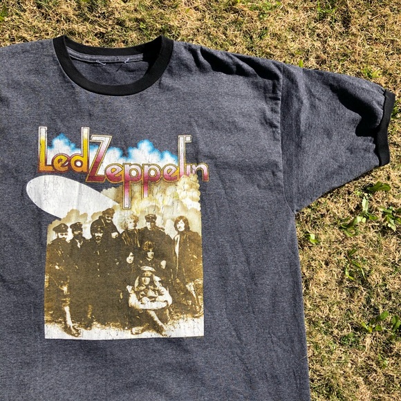 VINTAGE LED ZEPPELIN CUFF SLEEVE TEE - Picture 3 of 8